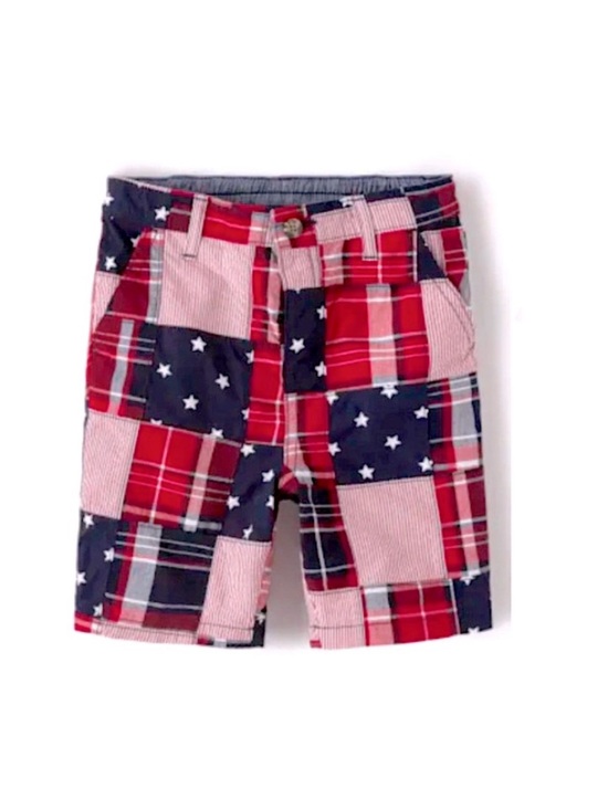 Gymboree Other - Gymboree•Patriotic/4th of July Red, White and Blue Madras  Shorts•NWT